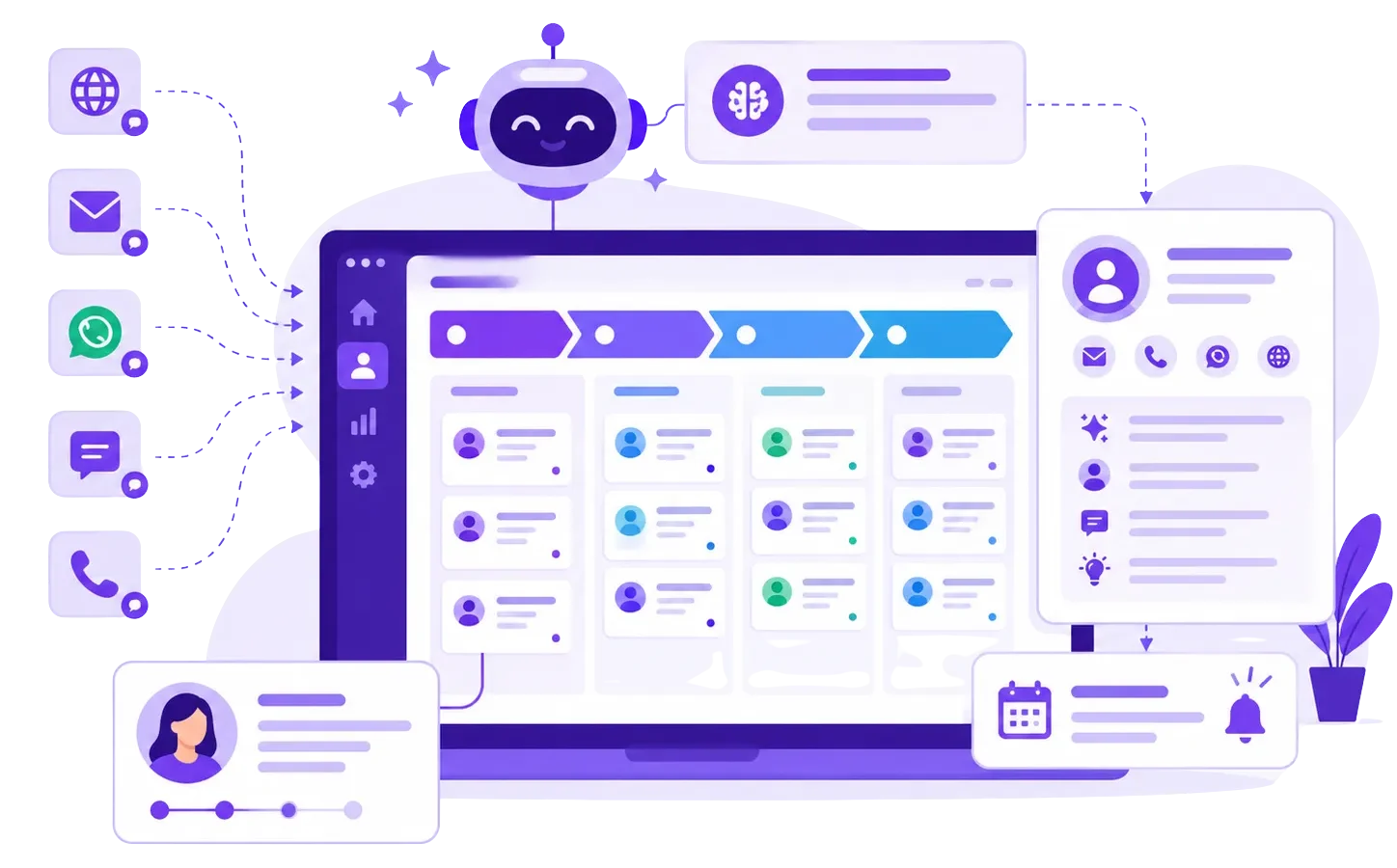 AI-Powered CRM Lead Dashboard